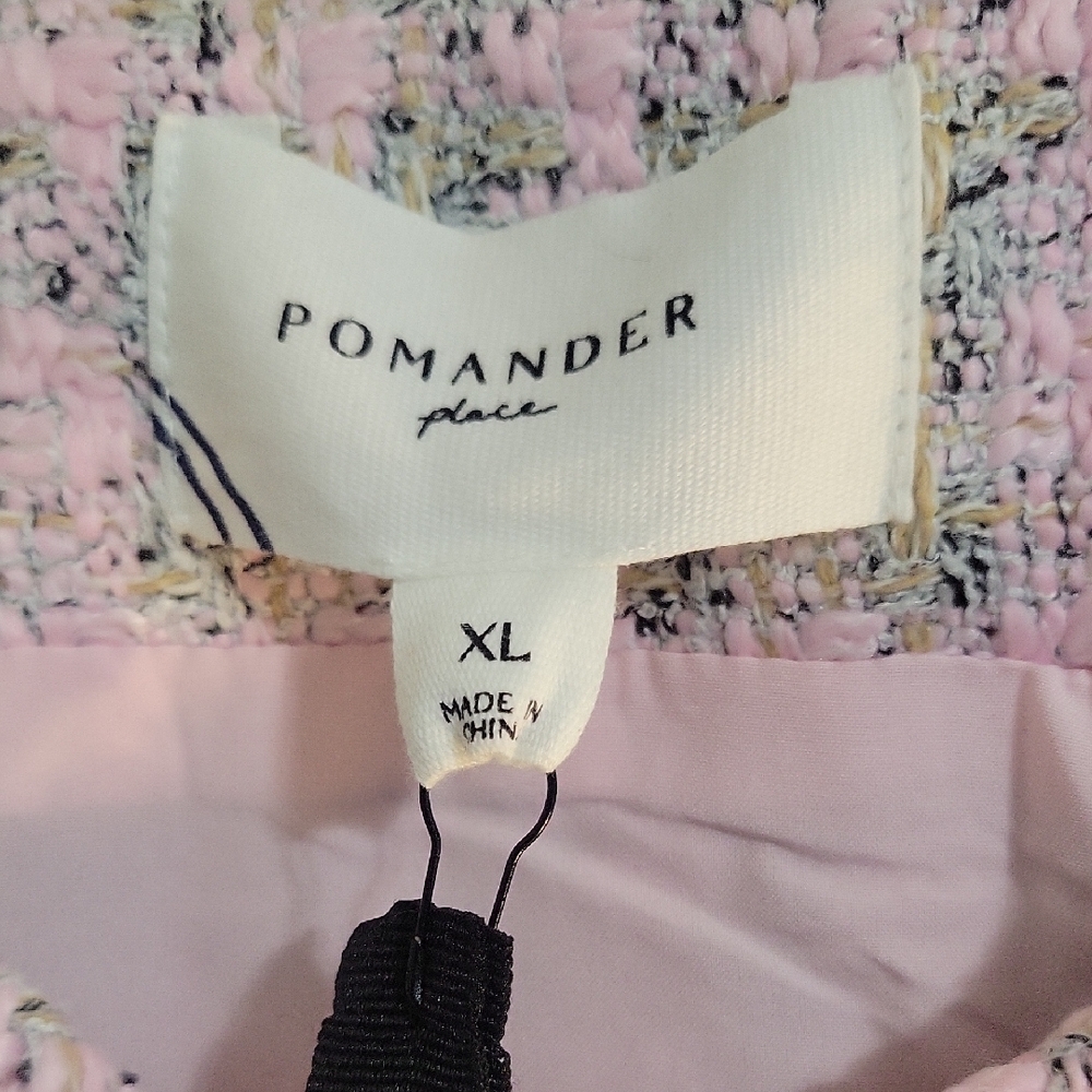 Pomander Place Pink Tweed Mini Dress - Picture 2 of 4